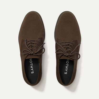 Rothys The Lug Oxford in Dark Chocolate