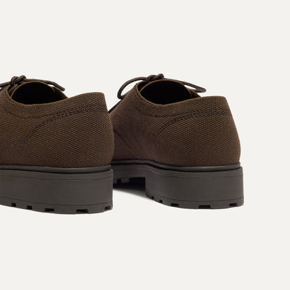 Rothys The Lug Oxford in Dark Chocolate