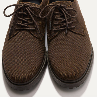 Rothys The Lug Oxford in Dark Chocolate