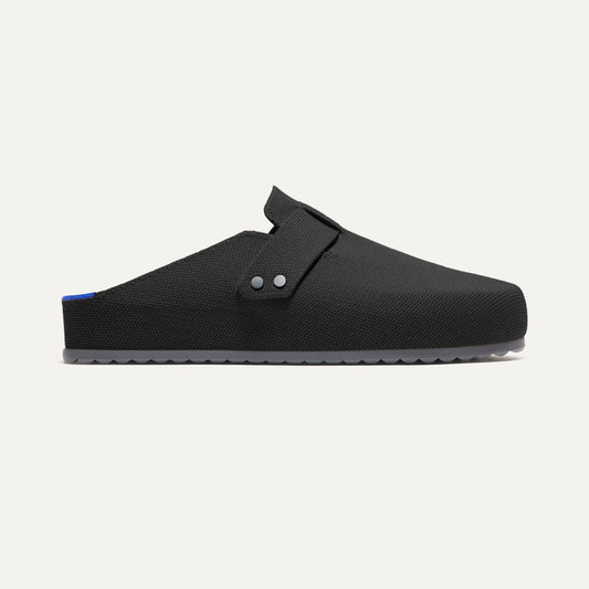 Rothys The Men's Clog in Soft Black
