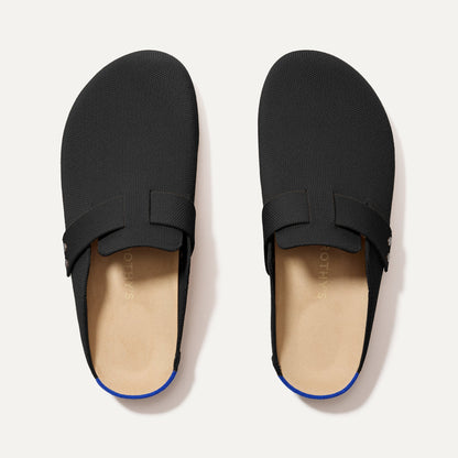 Rothys The Men's Clog in Soft Black