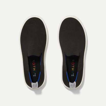 Rothys The Kids Sneaker in Black