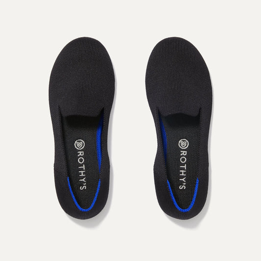 Rothys The Kids Loafer in Black Solid
