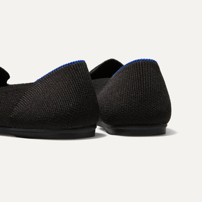 Rothys The Kids Loafer in Black Solid