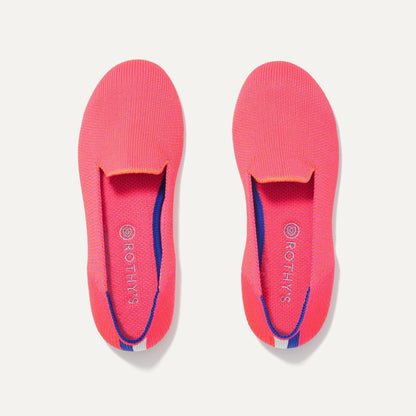Rothys The Kids Loafer in Flamingo