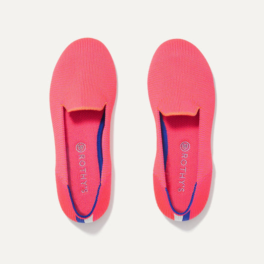 Rothys The Kids Loafer in Flamingo