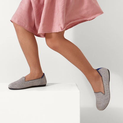 Rothys The Kids Loafer in Taupe Heather