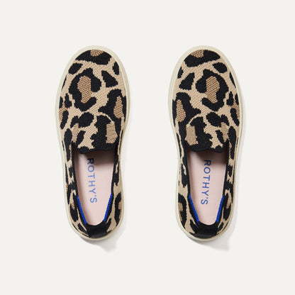 Rothys The Kids Sneaker in Desert Cat