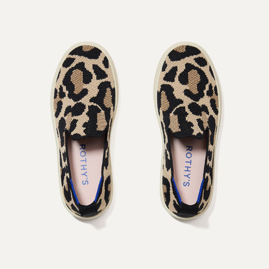 Rothys The Kids Sneaker in Desert Cat