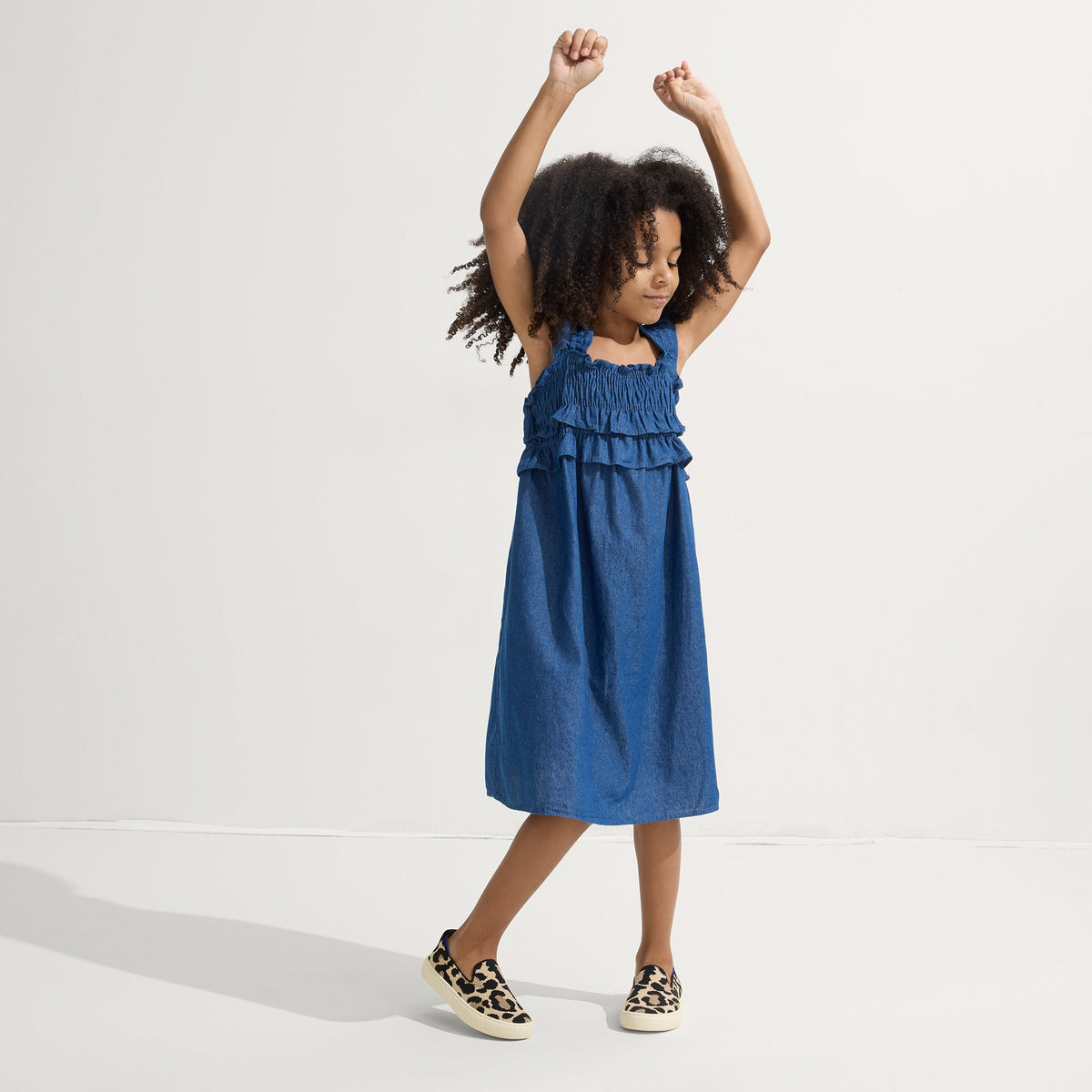 Rothys The Kids Sneaker in Desert Cat