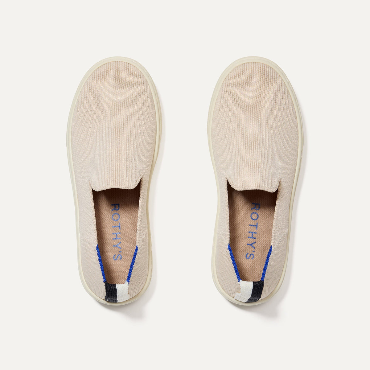 Rothys The Kids Sneaker in Sand