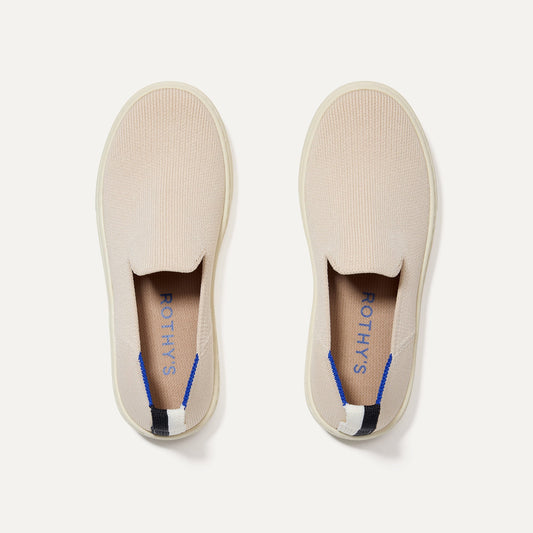 Rothys The Kids Sneaker in Sand