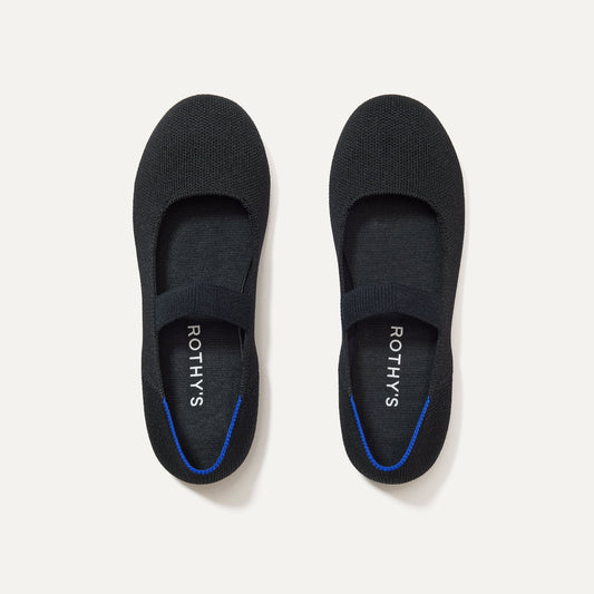 Rothys The Kids Mary Jane in Black