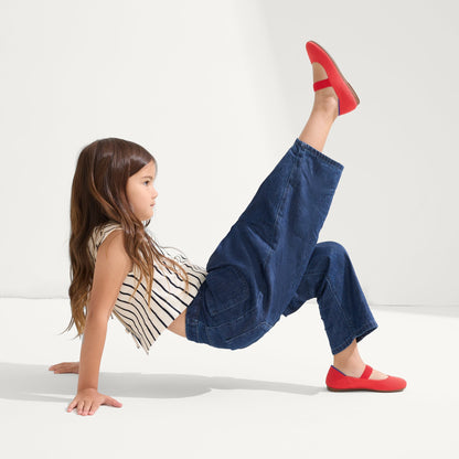 Rothys The Kids Mary Jane in Glamour Red