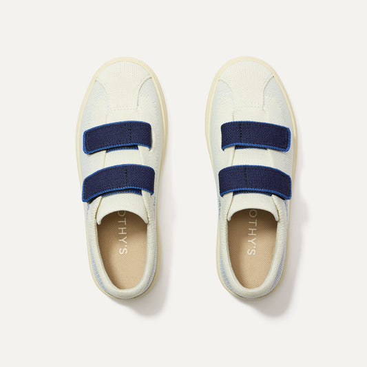 Rothys The Kids Strap Sneaker in Blue Raspberry
