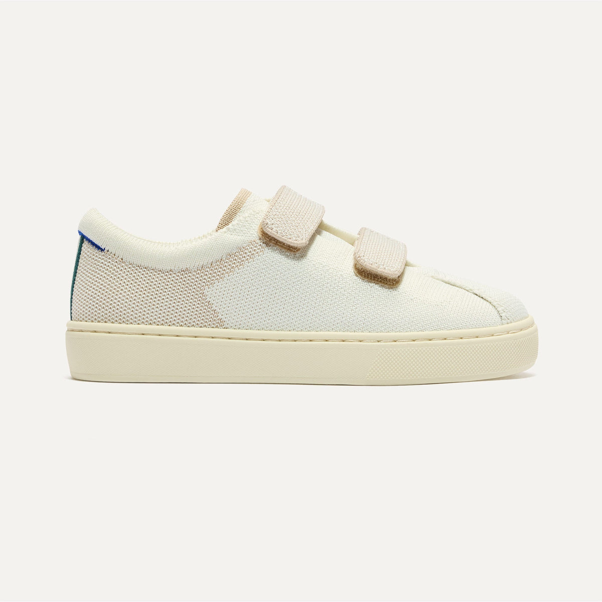 Rothys The Kids Strap Sneaker in Vanilla Ice
