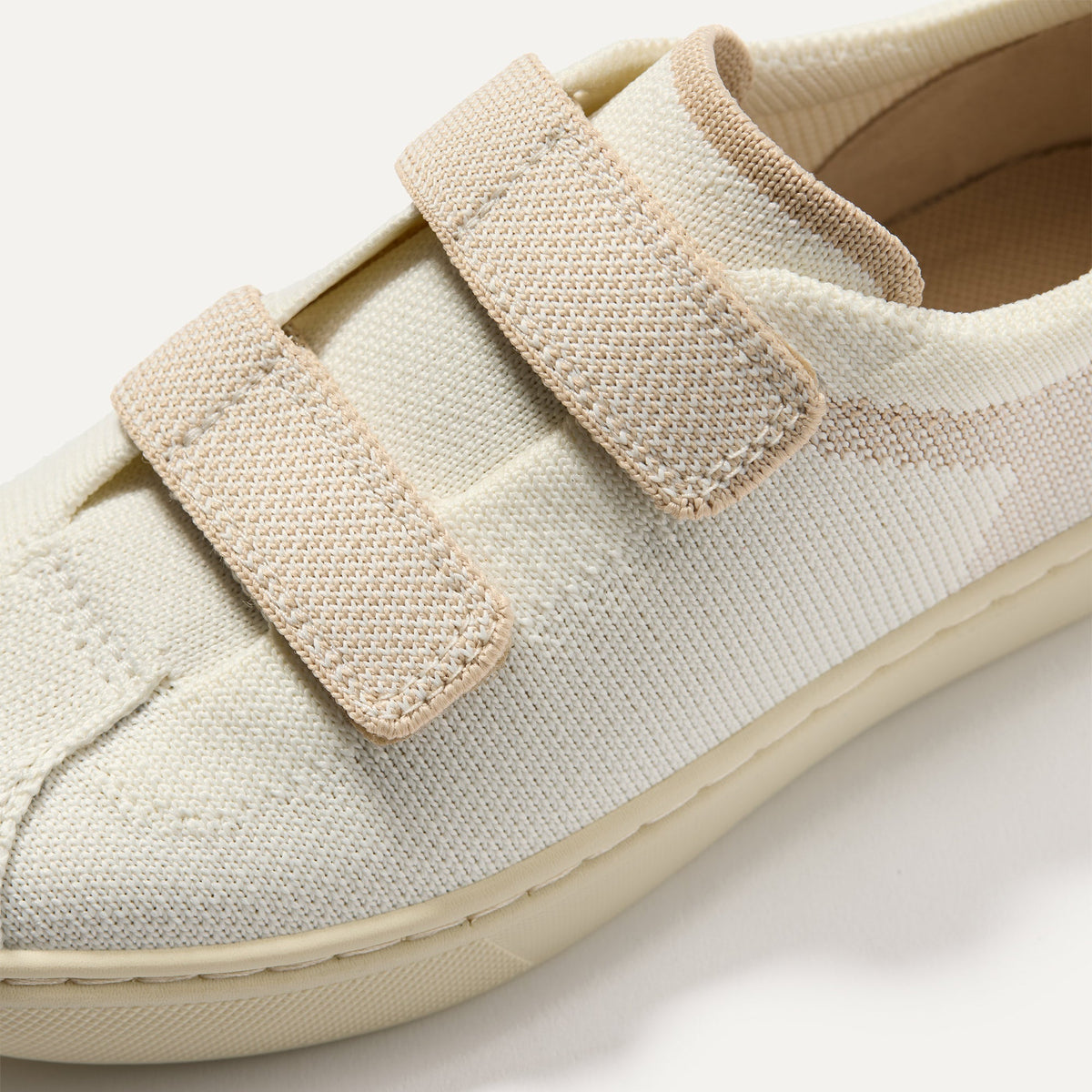 Rothys The Kids Strap Sneaker in Vanilla Ice
