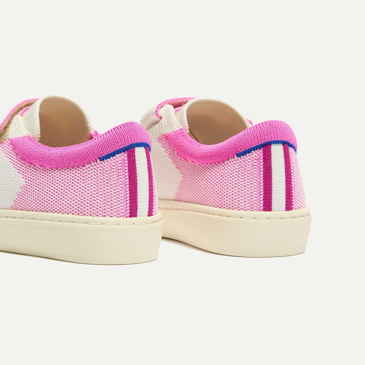 Rothys The Kids Strap Sneaker in Pink Taffy