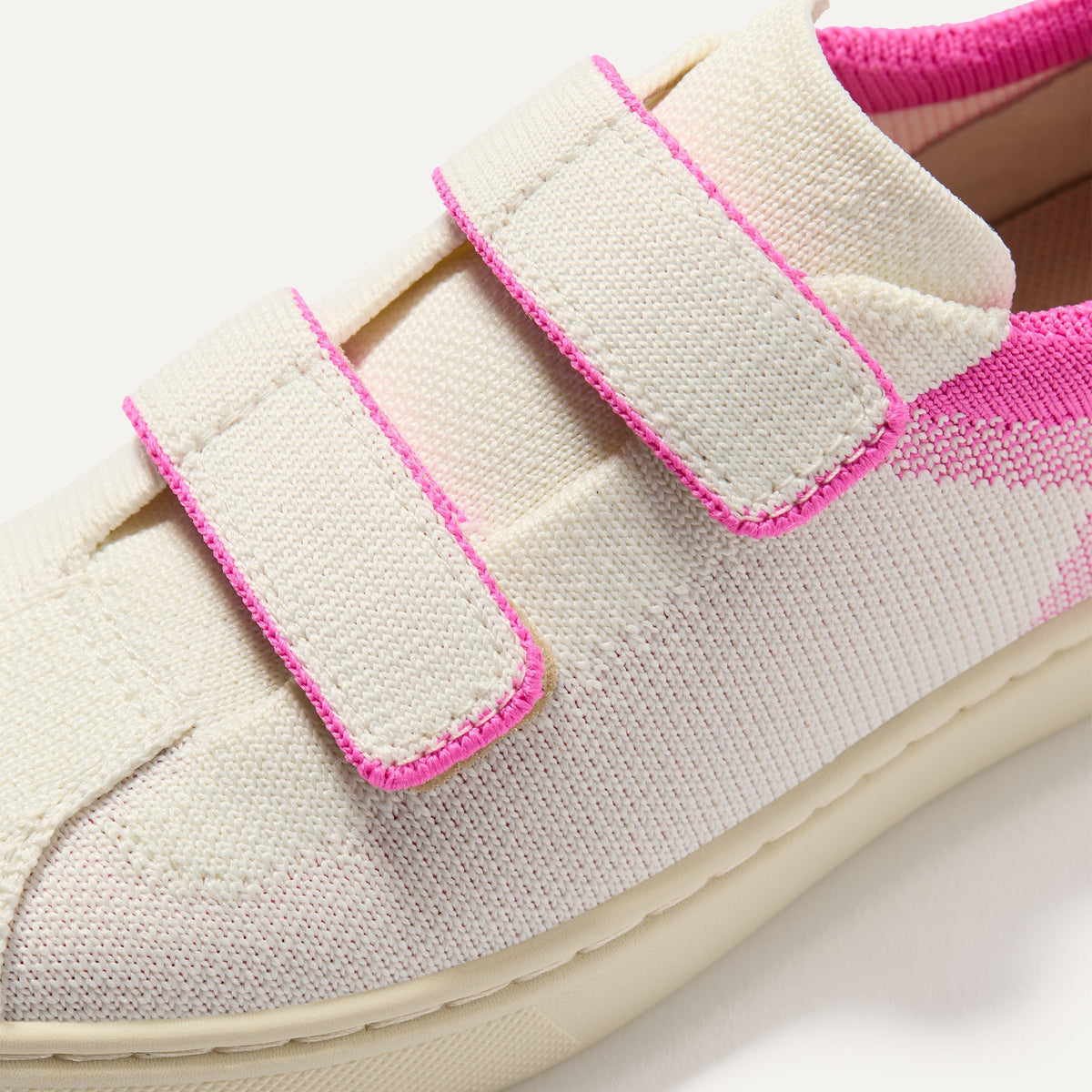 Rothys The Kids Strap Sneaker in Pink Taffy