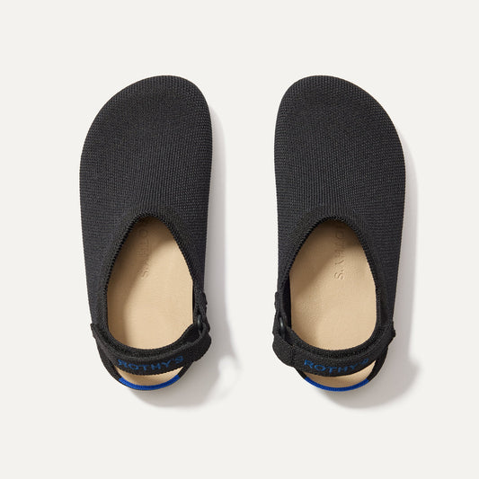 Rothys The Kids Clog in Black