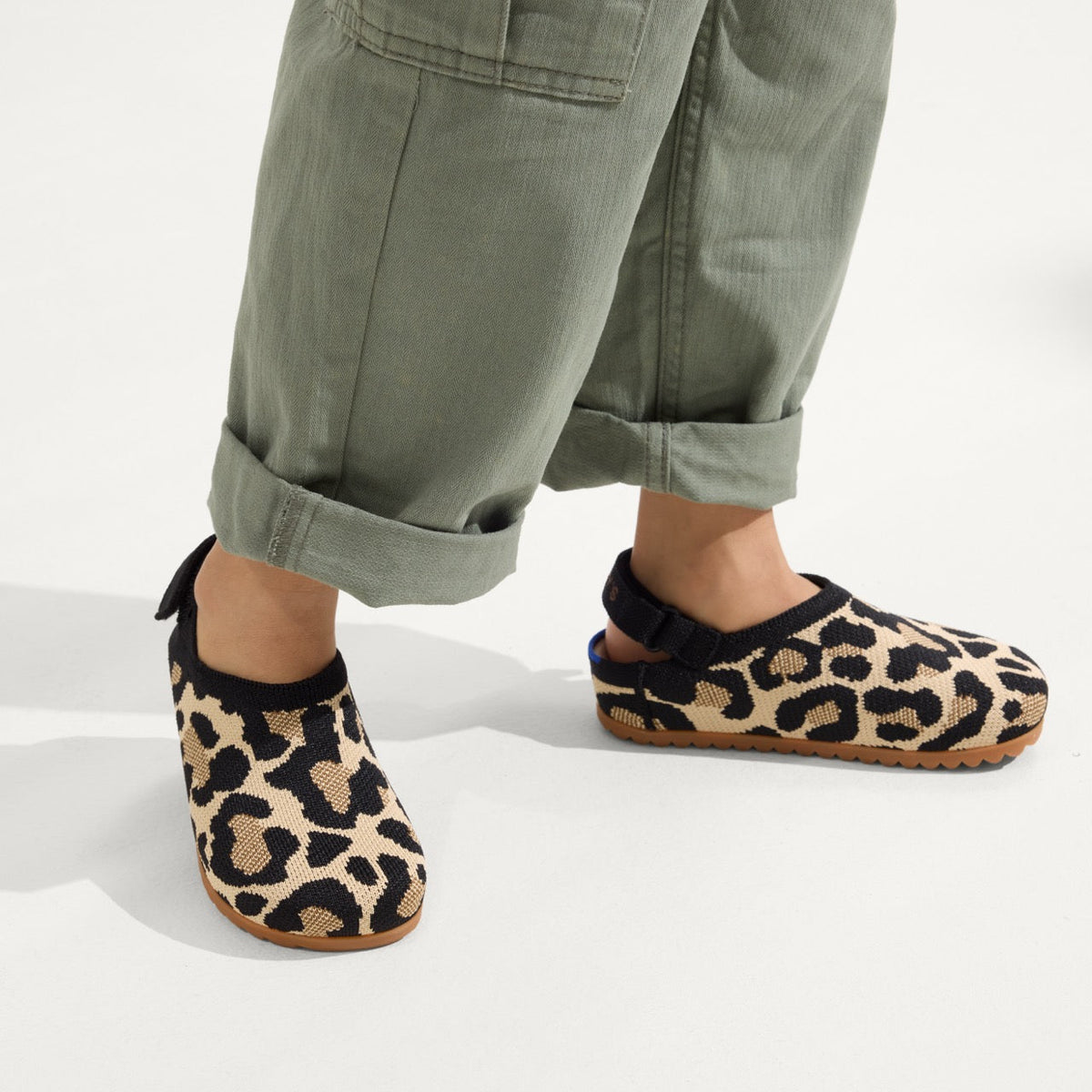 Rothys The Kids Clog in Desert Cat