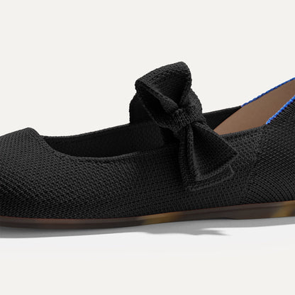 Rothys The Kids Tux Bow Mary Jane in Black