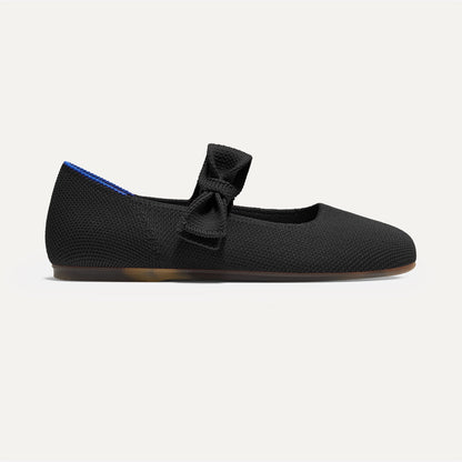 Rothys The Kids Tux Bow Mary Jane in Black