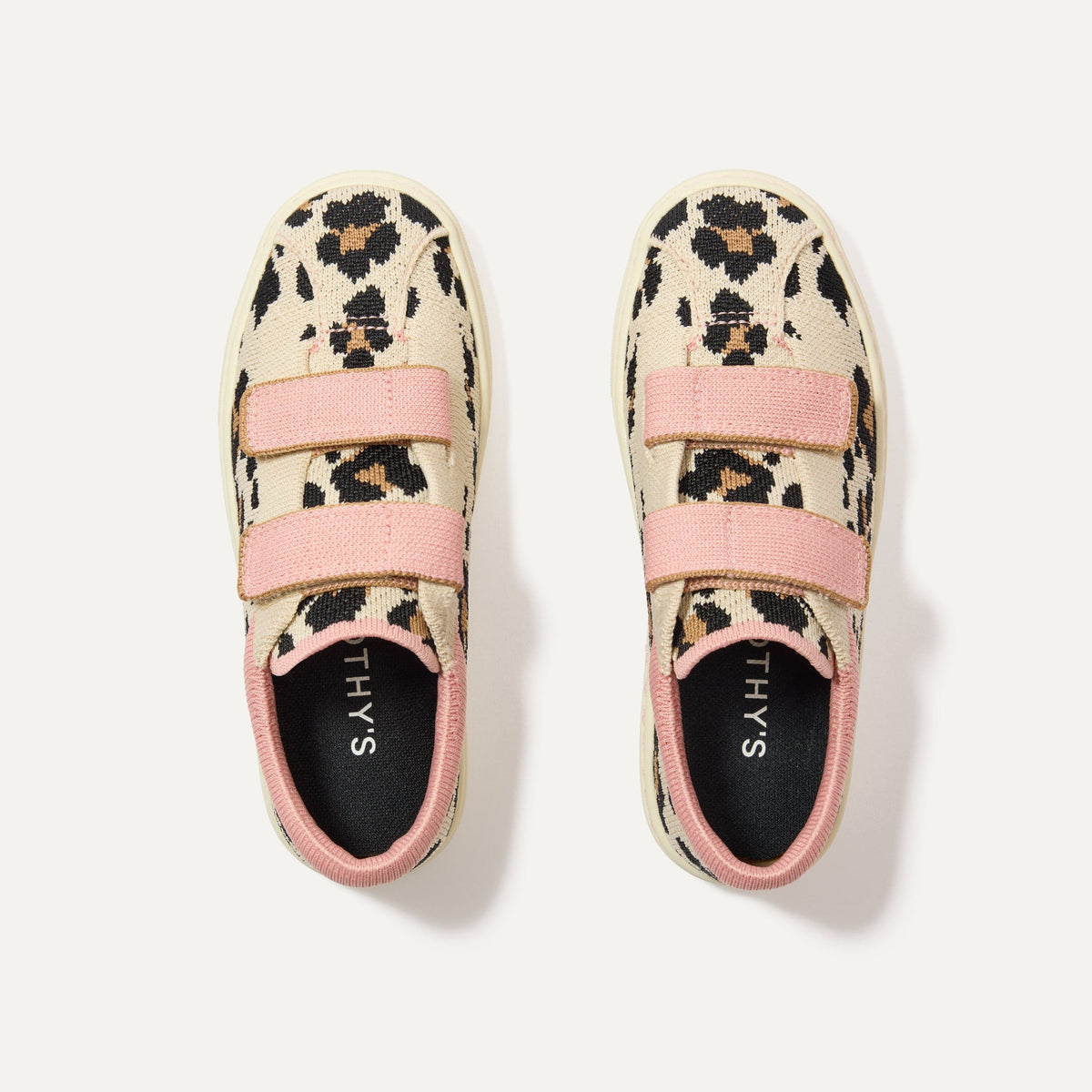 Rothys The Kids Strap Sneaker in Cat Blush