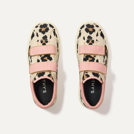 Rothys The Kids Strap Sneaker in Cat Blush