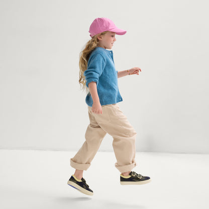 Rothys The Kids Strap Sneaker in Spruce Camo