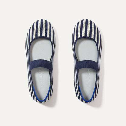 Rothys The Kids Mary Jane in Sailor Stripe