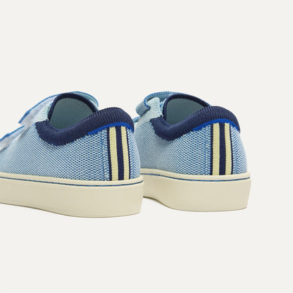 Rothys The Kids Strap Sneaker in Berry Blue