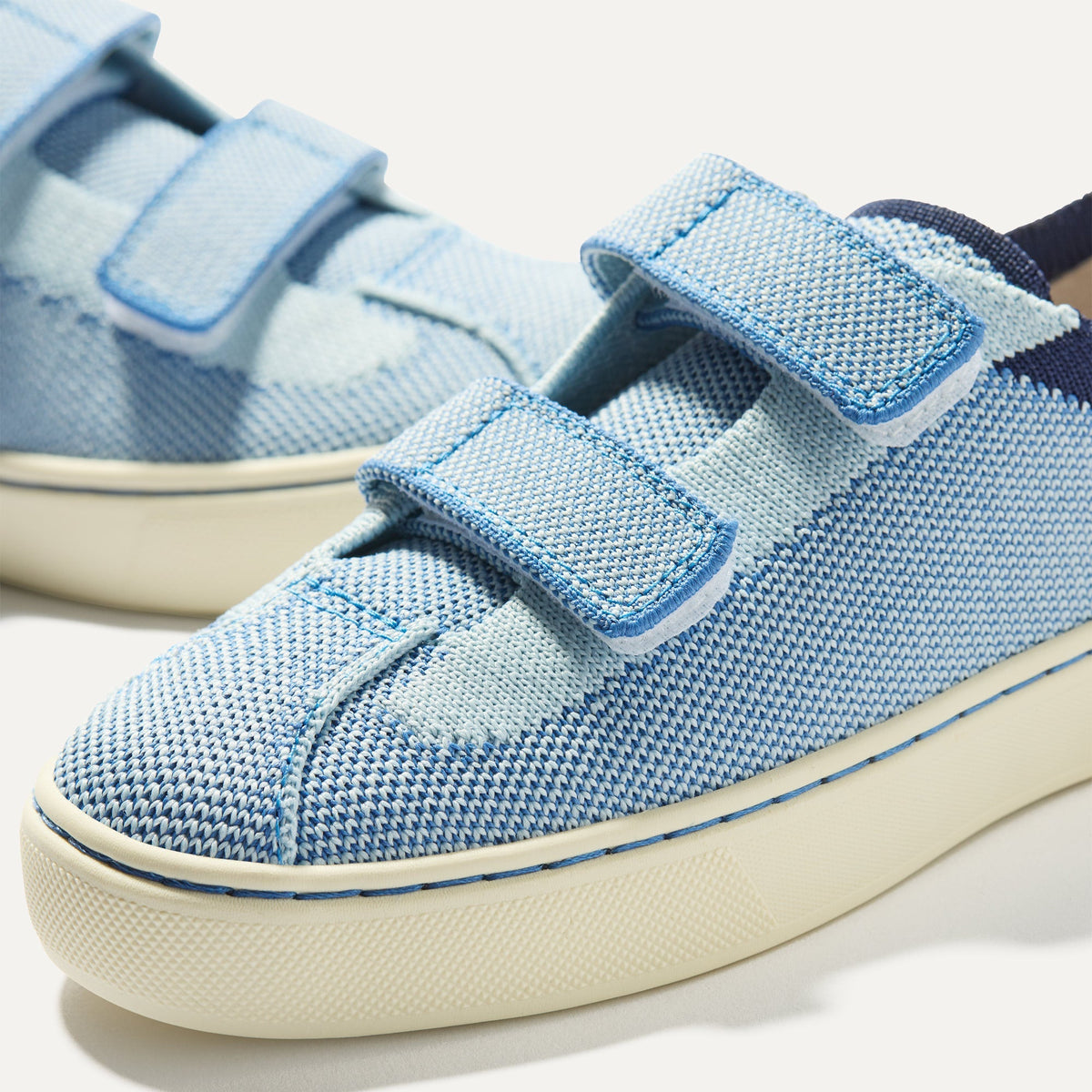 Rothys The Kids Strap Sneaker in Berry Blue