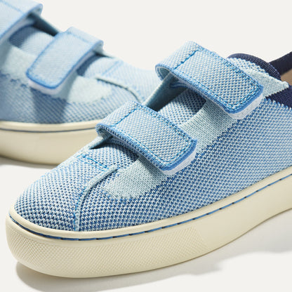 Rothys The Kids Strap Sneaker in Berry Blue