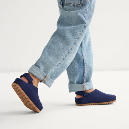 Rothys The Kids Clog in Deep Navy
