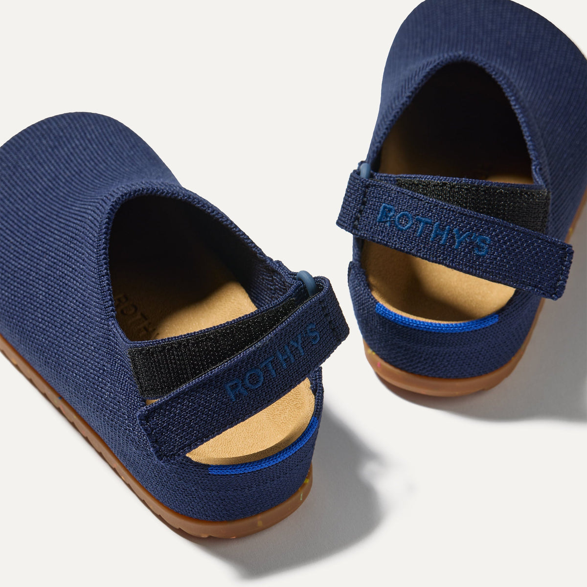 Rothys The Kids Clog in Deep Navy