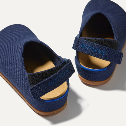 Rothys The Kids Clog in Deep Navy