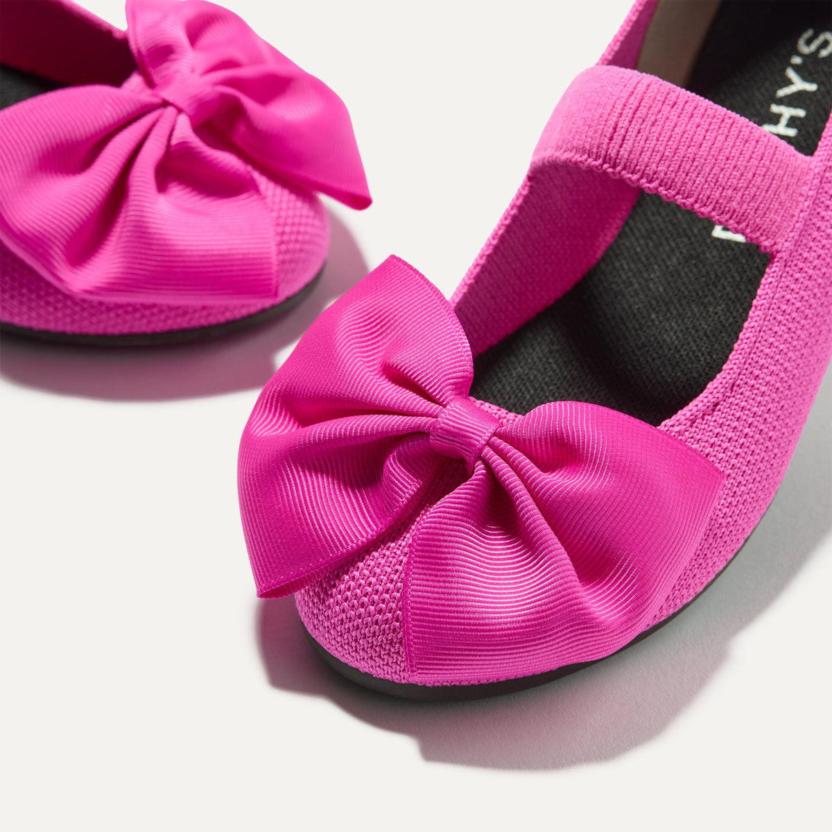 Rothys The Kids Big Bow Mary Jane in Dragon Fruit