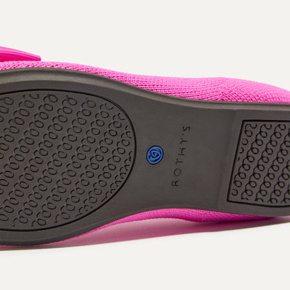 Rothys The Kids Big Bow Mary Jane in Dragon Fruit