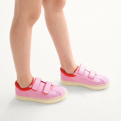 Rothys The Kids Strap Sneaker in Tutu Open-Knit
