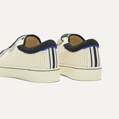 Rothys The Kids Strap Sneaker in Chess Open-Knit