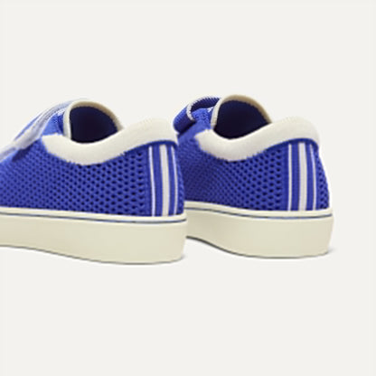Rothys The Kids Strap Sneaker in Buoy Open-Knit