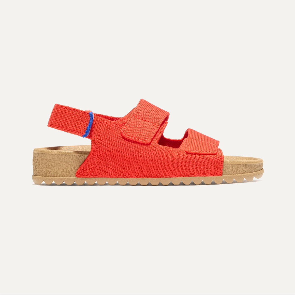 Rothys The Kids Double Strap Sandal in Firetruck Red