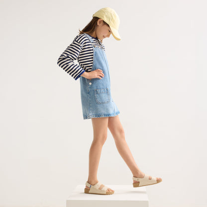 Rothys The Kids Double Strap Sandal in Conch